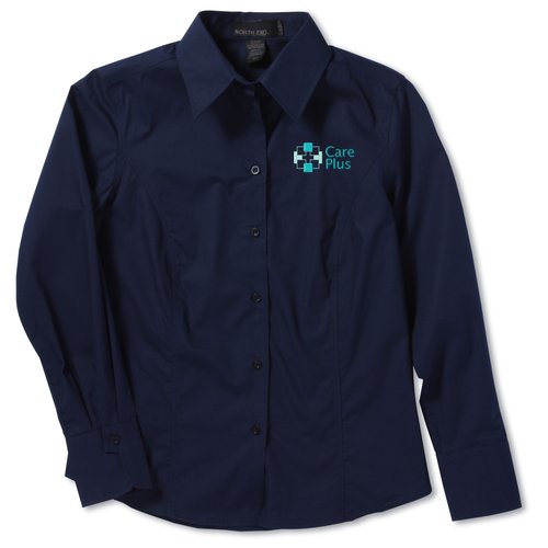 North End Poplin Taped Shirt - Ladies' Main Image
