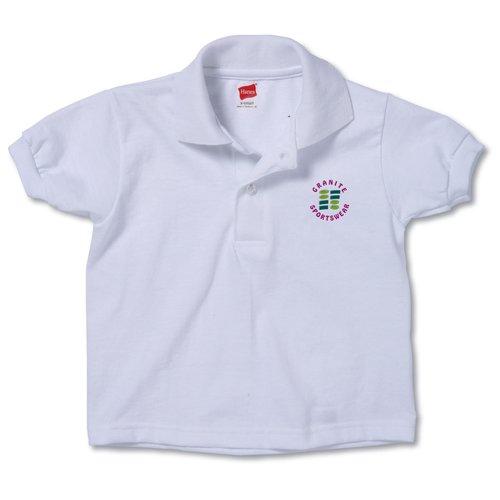 Hanes ComfortBlend 50/50 Jersey Sport Shirt - Youth - White Main Image
