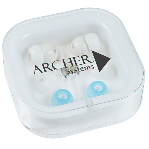 Earbuds with Interchangeable Covers - Bright White Main Image