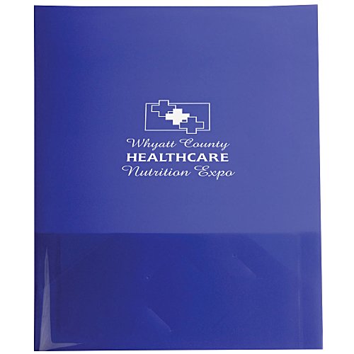 Tri Pocket Poly Presentation Folder Main Image