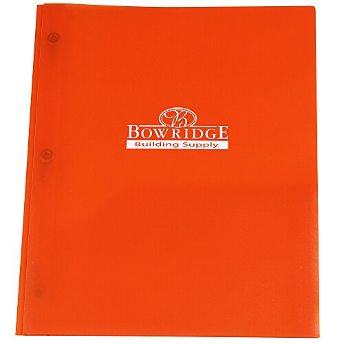 3 Prong Twin Pocket Presentation Folder - Translucent Main Image