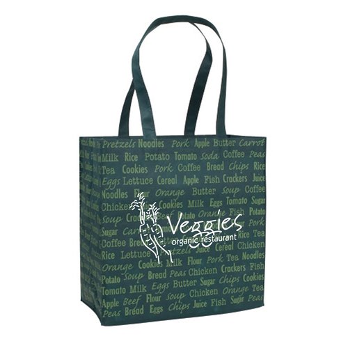 Printed Market Tote - Closeout Main Image