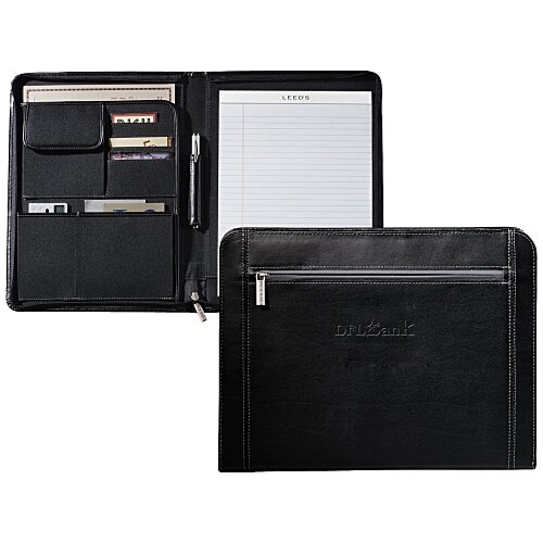 Metropolitan Zippered Padfolio Main Image