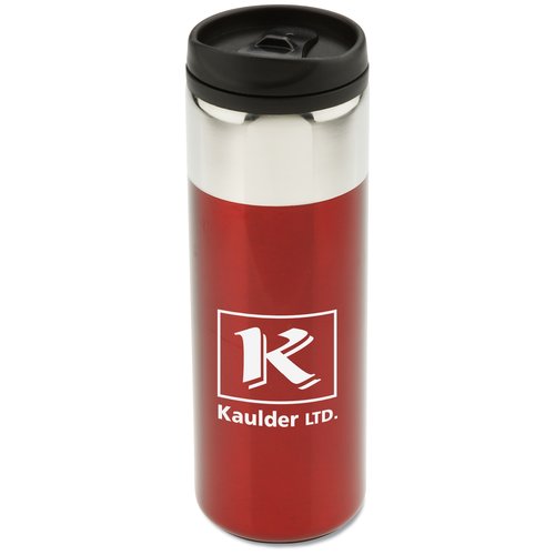 Chrome Top Slim Travel Tumbler - 16 oz. Main Image