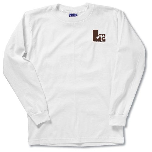 Bayside Union Made LS T-Shirt - White Main Image