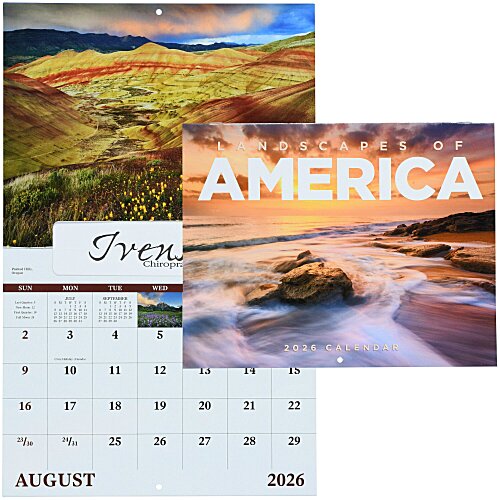 Landscapes of America Calendar - Window Main Image