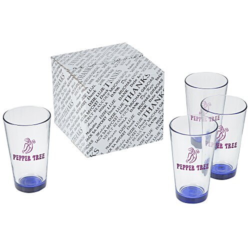 Pint Glass Set - 16 oz - Bottom Color Main Image