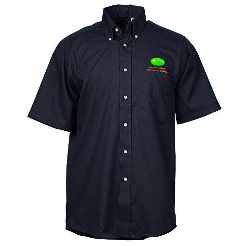 Soil Release Button Down SS Poplin Shirt - Men's Main Image