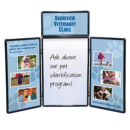 Show N Write Tabletop Display - 6 feet - Full Color Main Image