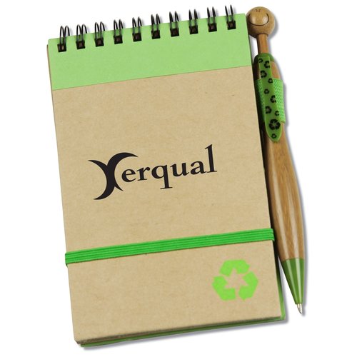 Eco Jotter w/Bamboo Swanky Pen Main Image