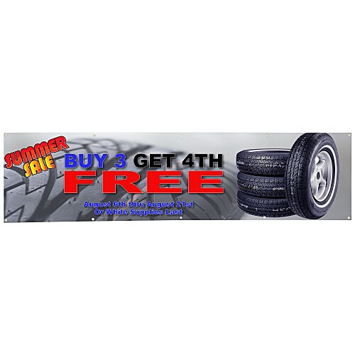 Value Outdoor Banner - 2' x 8' Main Image
