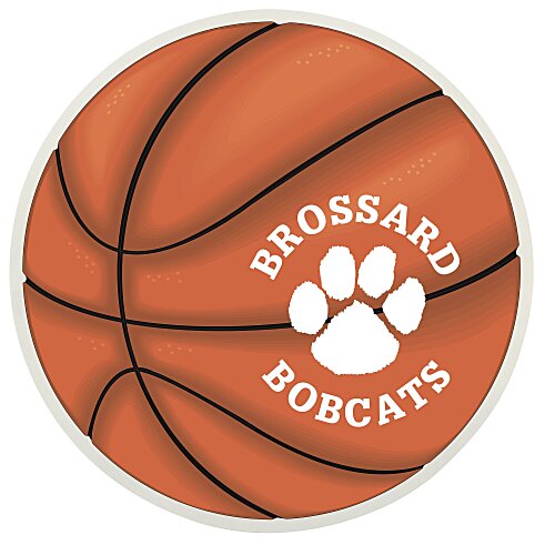 Removable Full Color Floor Sticker - Circle - White - L Main Image