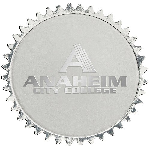 Embossed Seal by the Roll - Circle - Pinked Edge - 1-7/16" Main Image