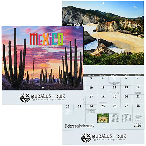 Mexico Calendar - Stapled Main Image