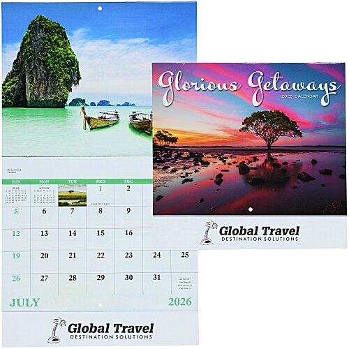 Glorious Getaways Calendar - Stapled Main Image