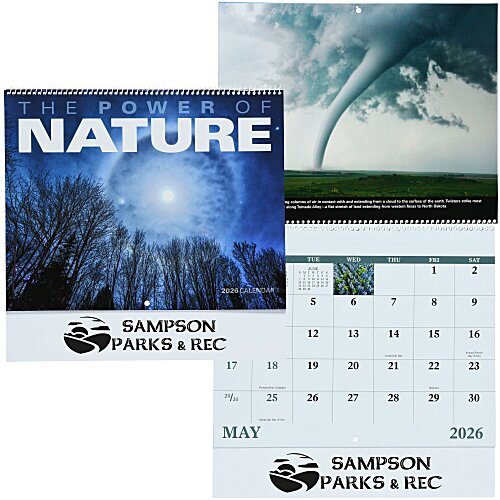 The Power of Nature Calendar - Spiral Main Image
