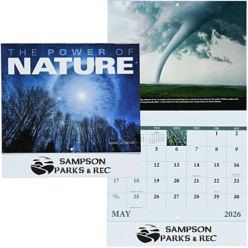 The Power of Nature Calendar - Stapled Main Image
