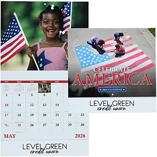 Celebrate America Calendar - Stapled Main Image