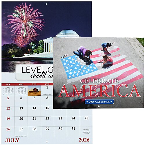 Celebrate America Calendar - Window Main Image