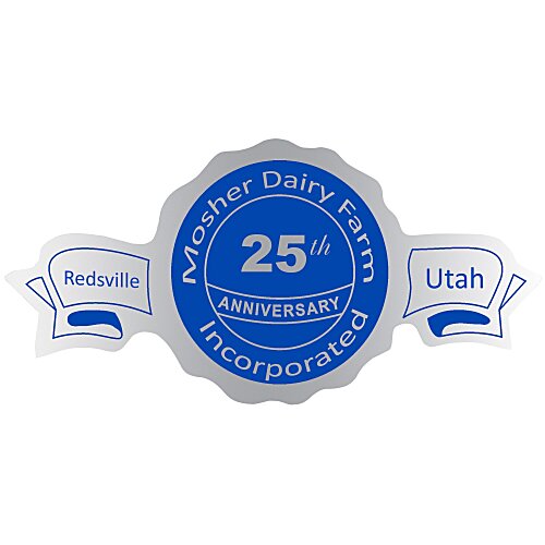 Flat Seal by the Roll - Banner - 1-1/4" x 2-1/2" Main Image