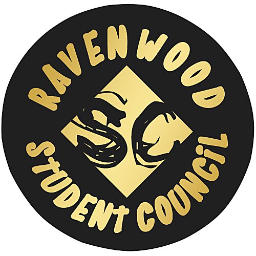 Stamped Seal by the Roll - Circle - 1" Main Image