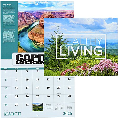 Healthy Living Calendar - Window Main Image