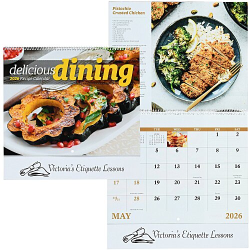 Delicious Dining Calendar - Spiral Main Image
