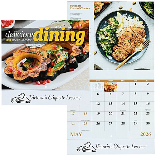 Delicious Dining Calendar - Stapled Main Image