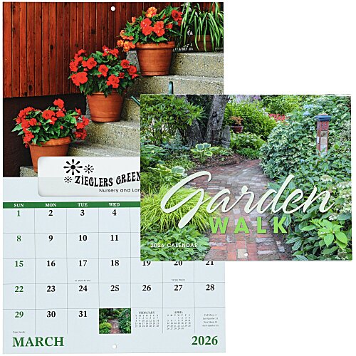 Garden Walk Calendar - Window Main Image