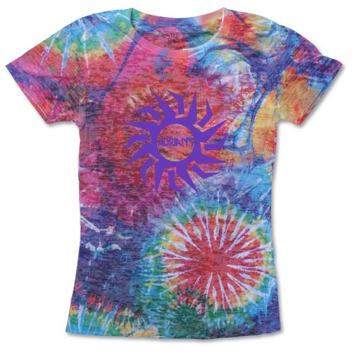 Blue 84 Juniors' Burnout Sublimated Tee - Color Burst Main Image