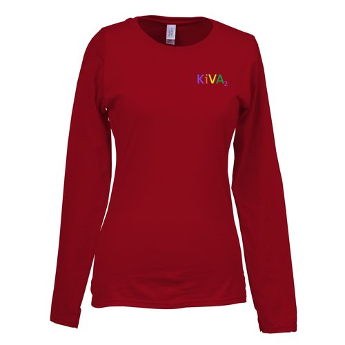 Gildan Softstyle LS T-Shirt - Ladies' - Emb - Colors Main Image