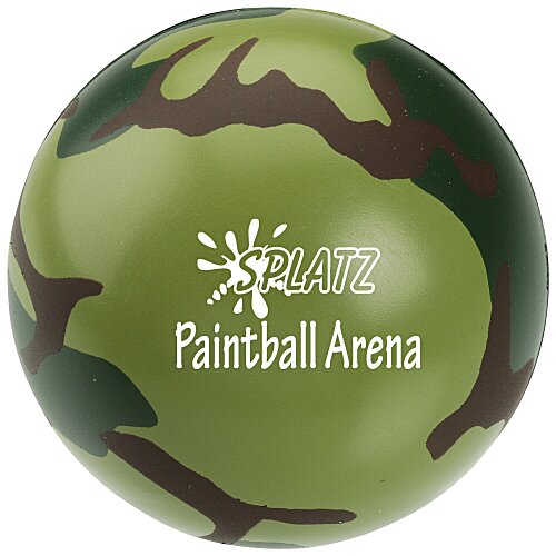Camouflage Round Stress Reliever Main Image
