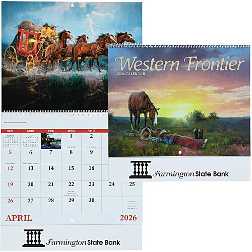 Western Frontier Calendar - Spiral Main Image