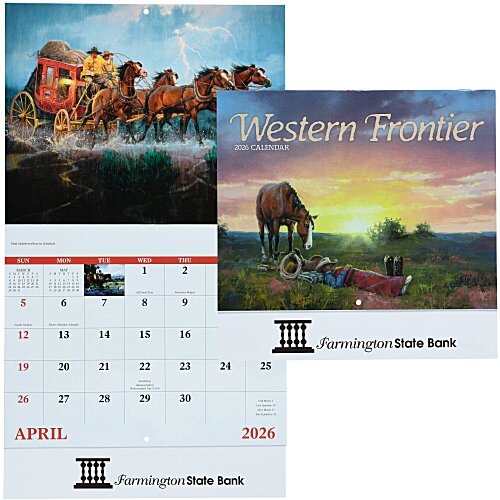 Western Frontier Calendar - Stapled Main Image