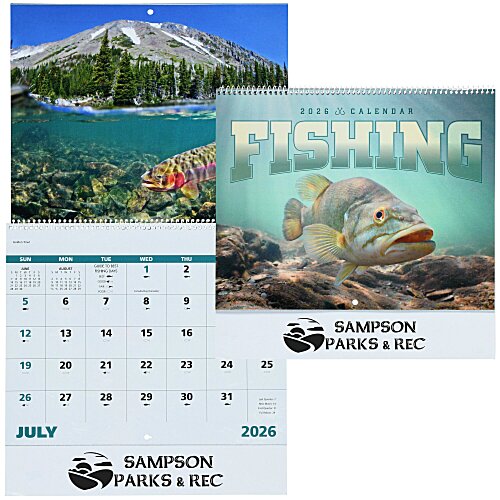 Fishing Calendar - Spiral Main Image