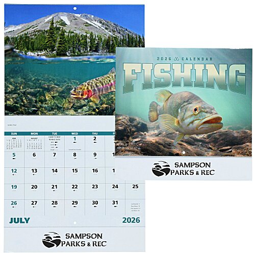 Fishing Calendar - Stapled Main Image