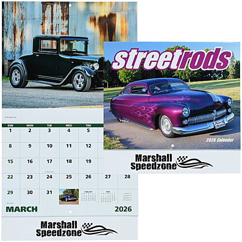 Street Rods Calendar - Stapled Main Image
