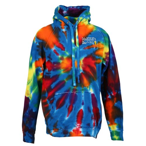 Tie-Dye Hoodie - Multicolor Cut-Spiral Main Image