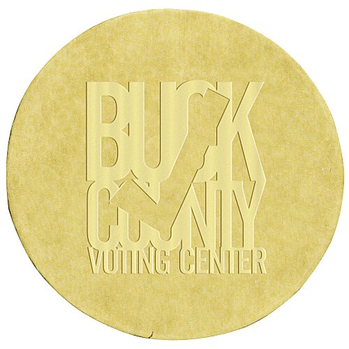 Embossed Seal by the Roll - Circle - Smooth Edge - 1-1/4" Main Image