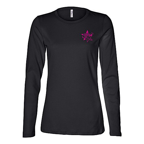 Bella+Canvas Missy Fit LS Crewneck T-Shirt Main Image