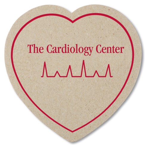 Eco Coaster - Heart - Closeout Main Image