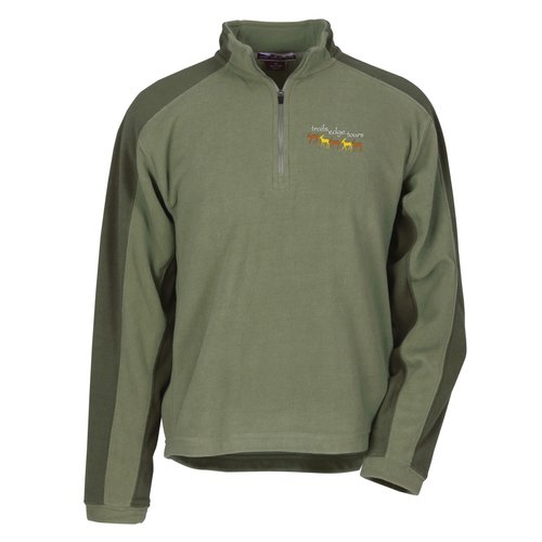 Color Block Microfleece Pullover Main Image