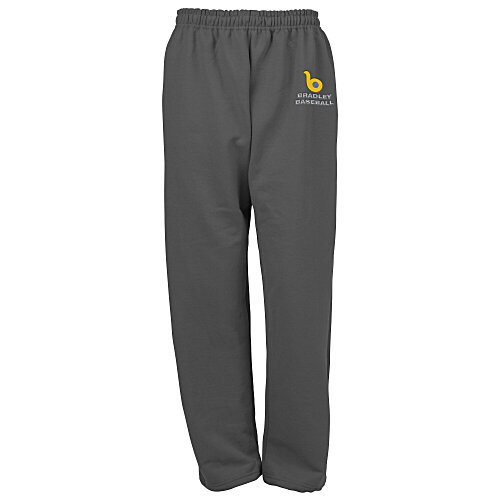 Gildan 50/50 Open Bottom Sweatpants - Embroidered Main Image