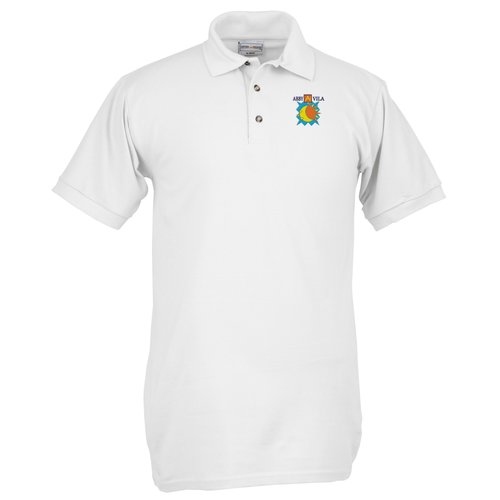 Anvil 6.5 oz. Ringspun Cotton Pique Sport Shirt - Men's Main Image