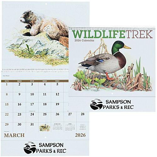 Wildlife Trek Calendar - Spiral Main Image