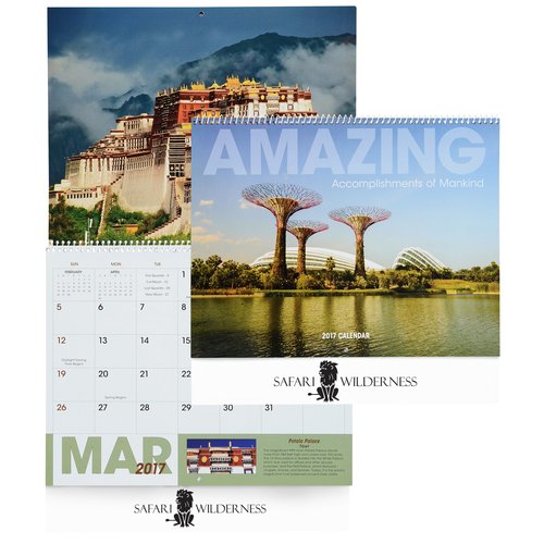 Amazing Accomplishments of Mankind Calendar Main Image