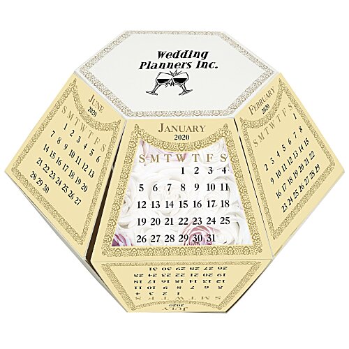 Pop Up Calendar - Wedding Main Image