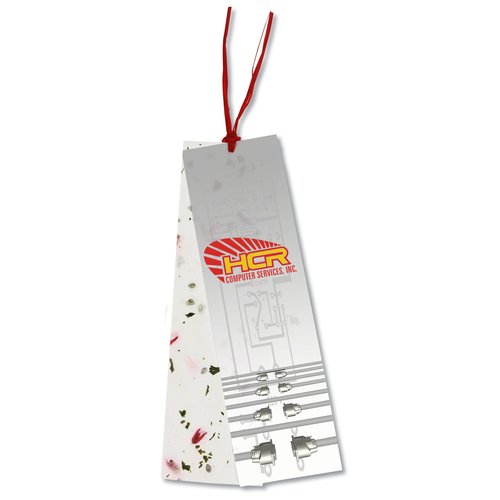 Seeded Message Bookmark - Tomato Main Image