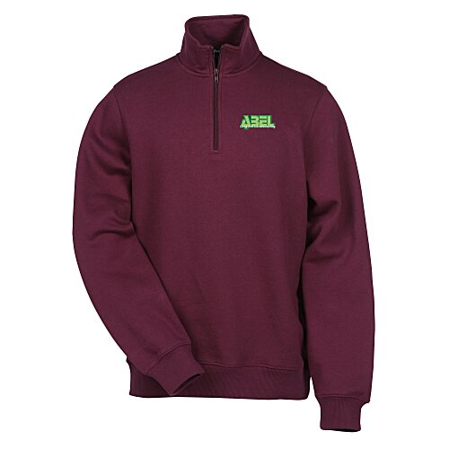 Athletic Fit 1/4-Zip Sweatshirt - Men's - Embroidered Main Image