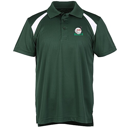Harriton Polytech Colorblock Polo - Men's Main Image